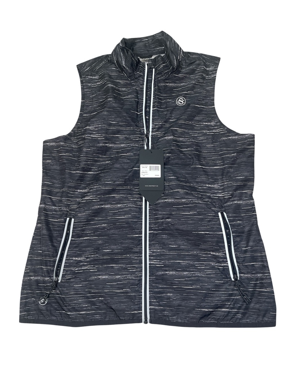 Men's Outdoor Stormtech Performance Full Zip  Water Repellent Vest Carbon Mix
